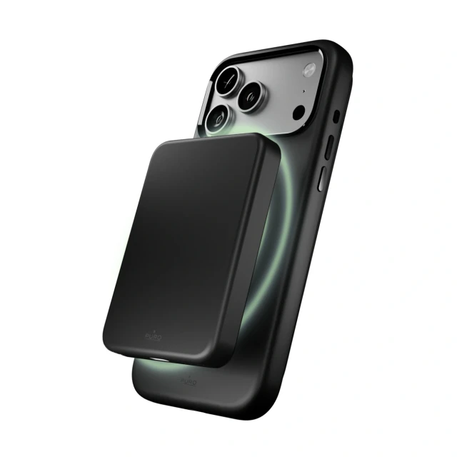 Чехол Puro Icon Mag Pro для iPhone 17 Pro Black with MagSafe (8018417525698)