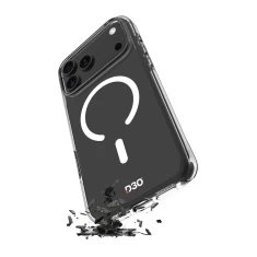 Чохол Puro Impact Clear D3O TPU+PC для iPhone 17 Pro Transparent with MagSafe (8018417525704)