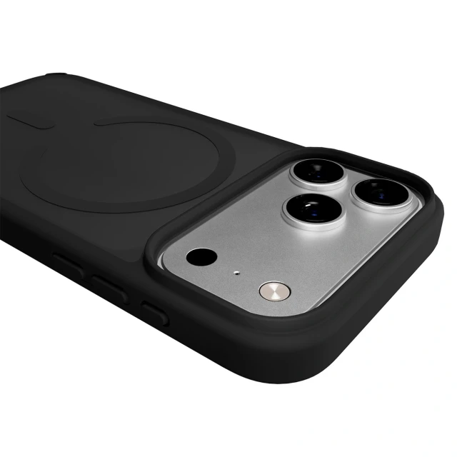 Чехол Puro Gradient TPU для iPhone 17 Pro Max Black with MagSafe (8018417525780)