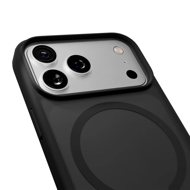 Чехол Puro Gradient TPU для iPhone 17 Pro Max Black with MagSafe (8018417525780)