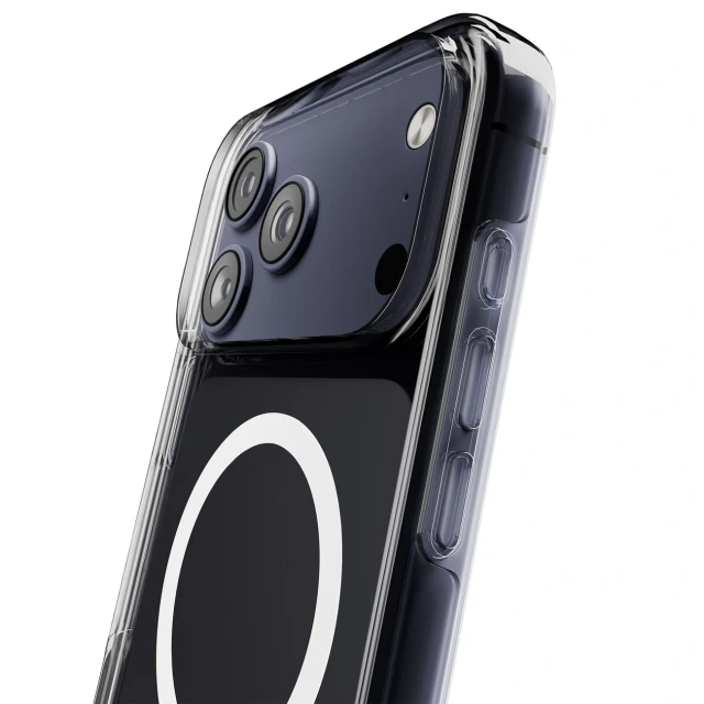 Чохол Puro Impact Clear D3O TPU+PC для iPhone 17 Pro Max Transparent with MagSafe (8018417525803)