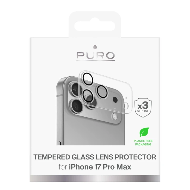 Защитное стекло для камеры Puro Camera Standard для iPhone 17 Pro Max (8018417525902)