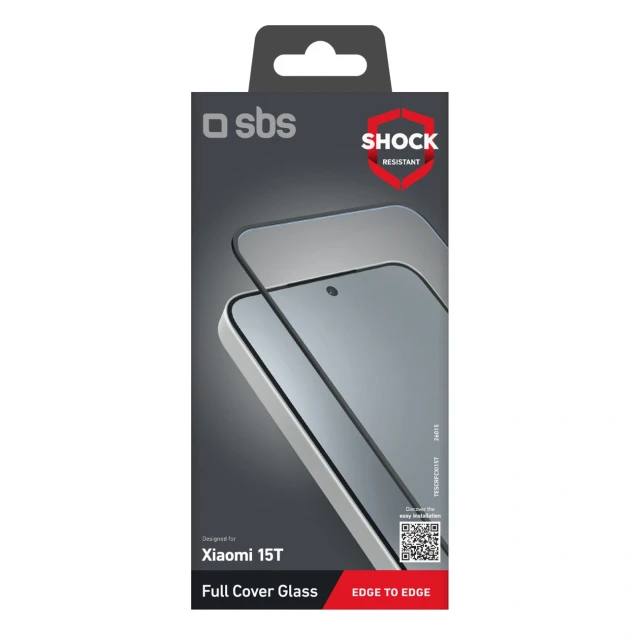 Захисне скло SBS Full Cover для Xiaomi 15T (8018417526015)