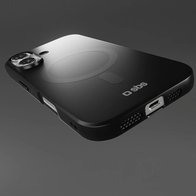 Чохол SBS Full Active Mag D3O для iPhone 17 Black with MagSafe (8018417526626)