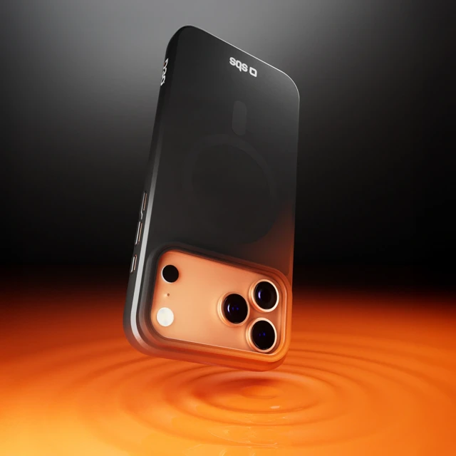 Чохол SBS Full Active Mag з технологією D3O для iPhone 17 Pro Black with MagSafe (8018417526688)
