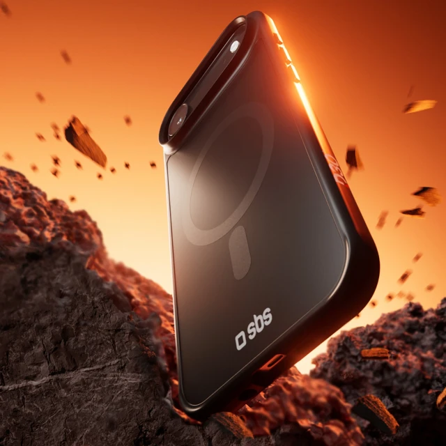 Чохол SBS Full Active Mag D3O для iPhone Air Black with MagSafe (8018417526763)