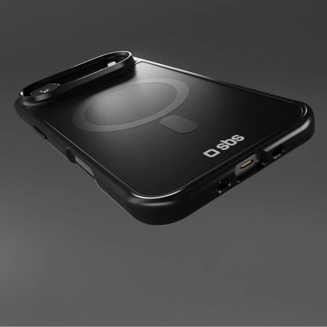Чохол SBS Full Active Mag D3O для iPhone Air Black with MagSafe (8018417526763)
