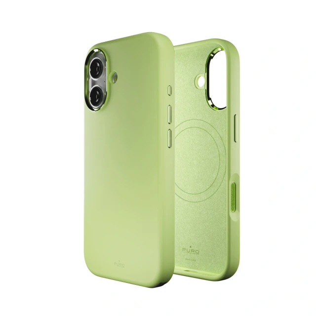 Чохол Puro Pure Icon Mag Pro для iPhone 17 Green with MagSafe (8018417526978)
