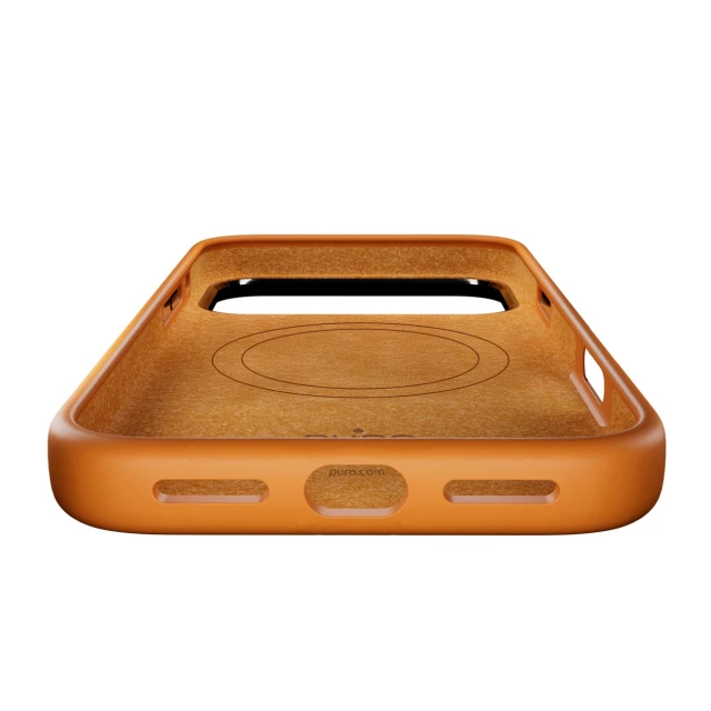 Чохол Puro Pure Icon Mag Pro Liquid Silicone для iPhone 17 Pro Max Orange with MagSafe (8018417527050)