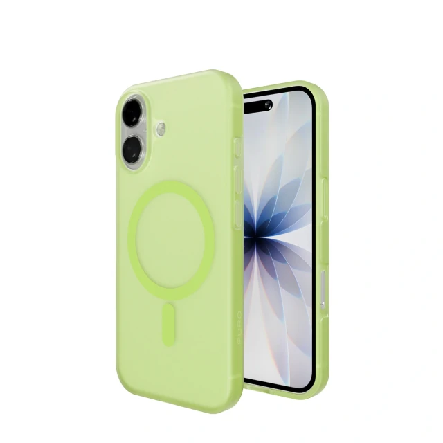 Чохол Puro Daylight для iPhone 17 Semi-Transparent Green with MagSafe (8018417527074)