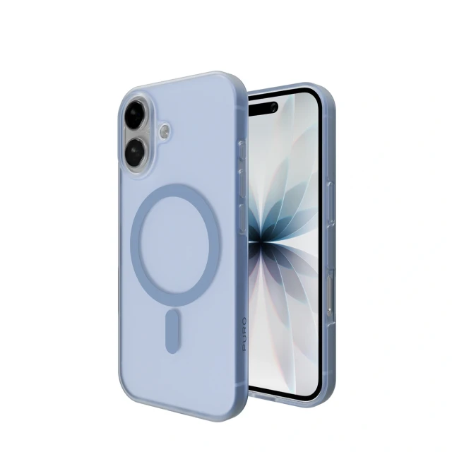 Чохол Puro Daylight для iPhone 17 Semi-Transparent Blue with MagSafe (8018417527081)