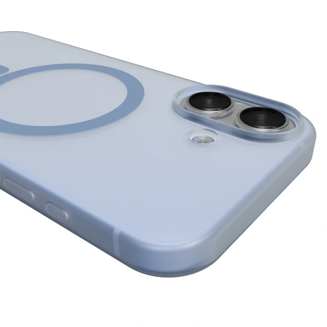 Чохол Puro Daylight для iPhone 17 Semi-Transparent Blue with MagSafe (8018417527081)