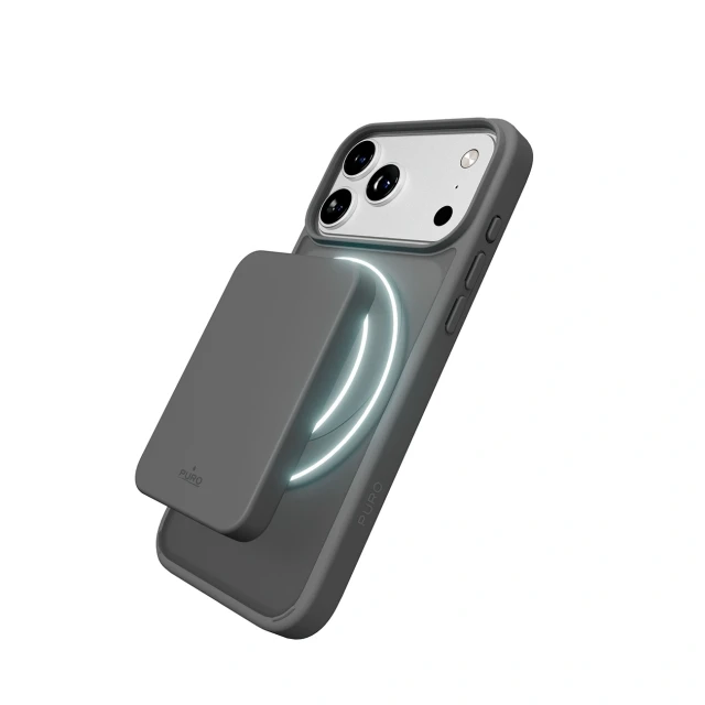 Чохол Puro Gradient TPU для iPhone 17 Pro Сірий with MagSafe (8018417527159)