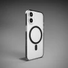 Чохол Puro Lite Mag TPU+PC для iPhone 17 Transparent with Black Ring with MagSafe (8018417527173)