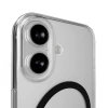 Чохол Puro Lite Mag TPU+PC для iPhone 17 Transparent with Black Ring with MagSafe (8018417527173)