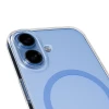 Чехол Puro Lite Mag для iPhone 17 прозрачный с синим кольцом with MagSafe (8018417527180)