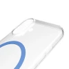 Чехол Puro Lite Mag для iPhone 17 прозрачный с синим кольцом with MagSafe (8018417527180)