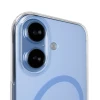 Чехол Puro Lite Mag для iPhone 17 прозрачный с синим кольцом with MagSafe (8018417527180)