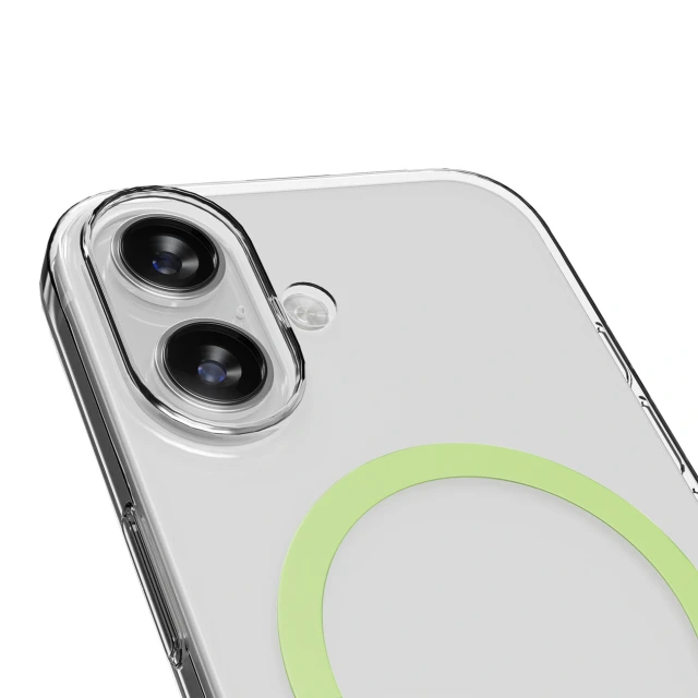 Чохол Puro Lite Mag TPU+PC для iPhone 17 Transparent Green with MagSafe (8018417527197)