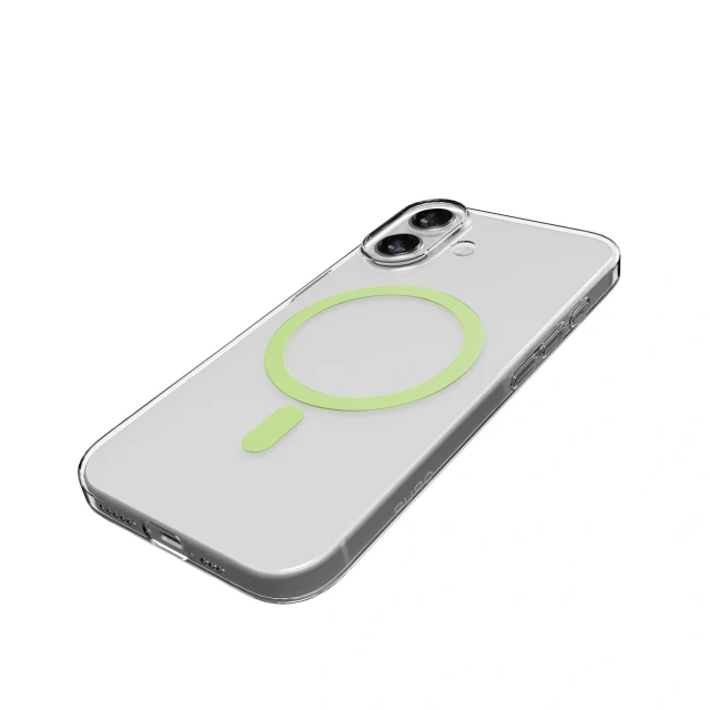 Чохол Puro Lite Mag TPU+PC для iPhone 17 Transparent Green with MagSafe (8018417527197)