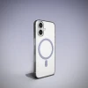 Чохол Puro Lite Mag TPU+PC для iPhone 17 прозорий з рожевим кільцем with MagSafe (8018417527203)
