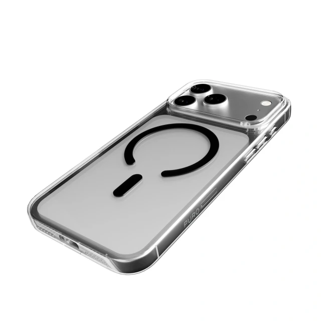 Чохол Puro Lite Mag TPU+PC для iPhone 17 Pro Transparent with MagSafe (8018417527241)