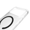 Чехол Puro Lite Mag для iPhone 17 Pro Max Transparent with Black Ring with MagSafe (8018417527289)