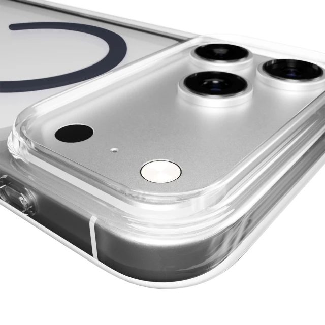 Чохол Puro Lite Mag TPU+PC для iPhone 17 Pro Max Transparent Blue with MagSafe (8018417527296)
