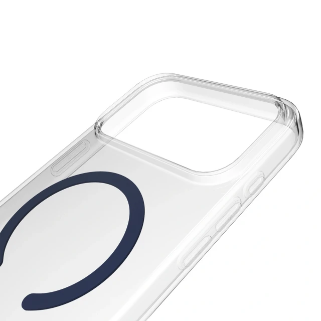 Чохол Puro Lite Mag TPU+PC для iPhone 17 Pro Max Transparent Blue with MagSafe (8018417527296)