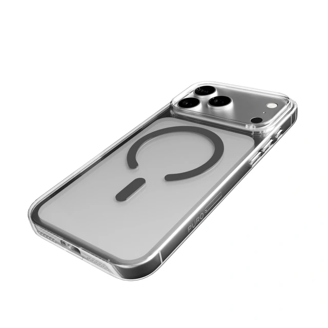 Чохол Puro Lite Mag TPU+PC для iPhone 17 Pro Max Transparent with MagSafe (8018417527302)