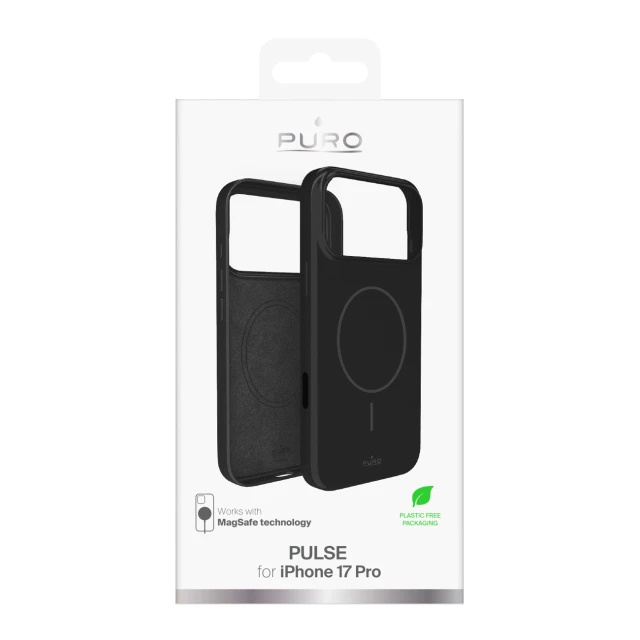 Чехол Puro Pulse для iPhone 17 Pro Black (8018417528088)