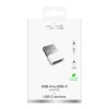Переходник Puro USB-C - USB-A Белый (8018417528552)