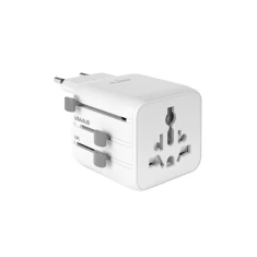 Адаптер Puro Universal Travel Adapter White (8018417528705)