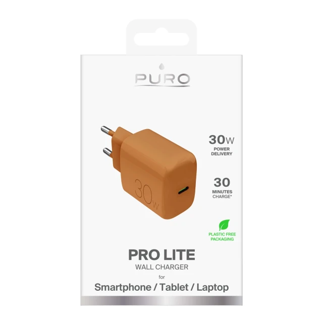 Зарядное устройство Puro Pro Lite 1xUSB-C 30W (8018417528750)