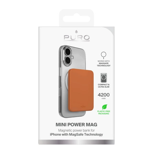 Зовнішній акумулятор Puro External Battery 4200mAh MagSafe USB-C (8018417528804)