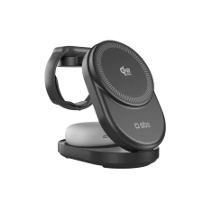 Зарядна станція SBS Qi2.2 25W 3в1 Black (8018417529283)