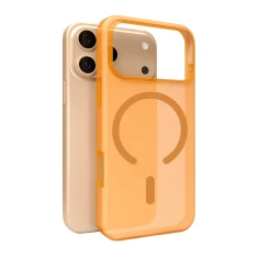 Чохол Puro Daylight для iPhone 17 Pro Semi-Transparent Orange with MagSafe (8018417531958)