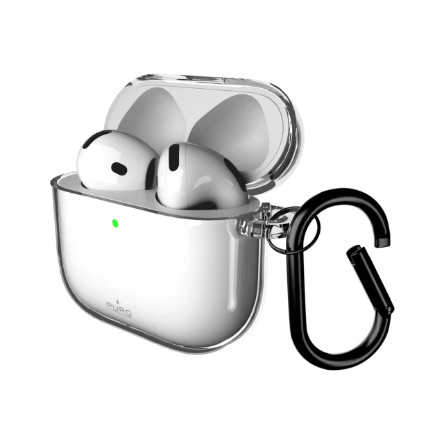 Чохол Puro Cover 0.3 NUDE для AirPods 4 Transparent (8018417534614)
