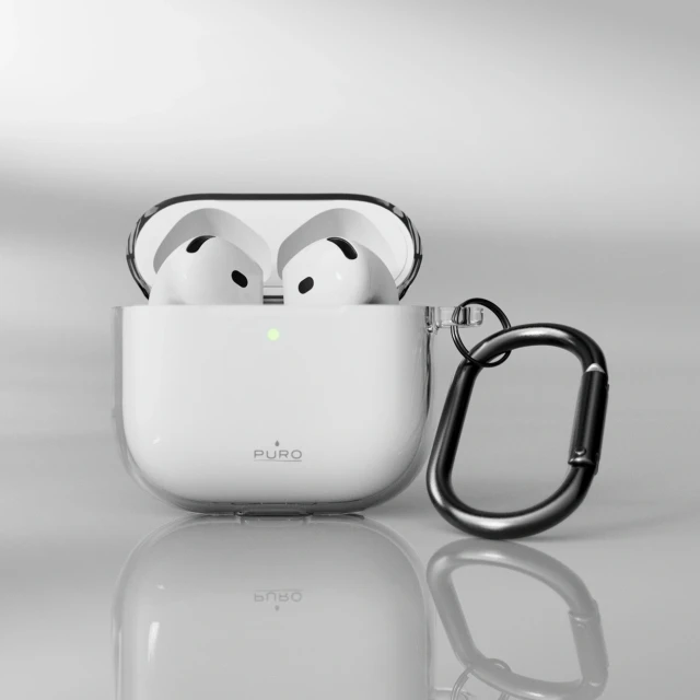 Чохол Puro Cover 0.3 NUDE для AirPods 4 Transparent (8018417534614)
