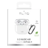 Чохол Puro Cover 0.3 NUDE для AirPods 4 Transparent (8018417534614)