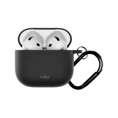 Чохол Puro Silicon Cover ICON для AirPods 4 чорний (8018417534683)