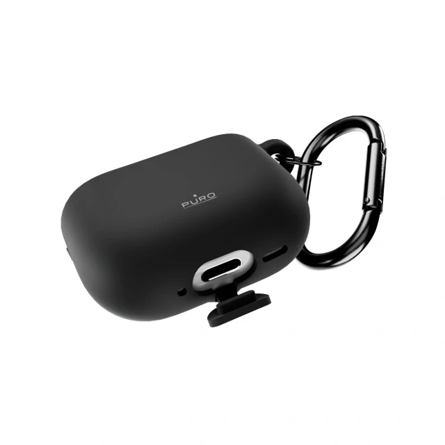 Чохол Puro Silicon Cover ICON для AirPods 4 чорний (8018417534683)