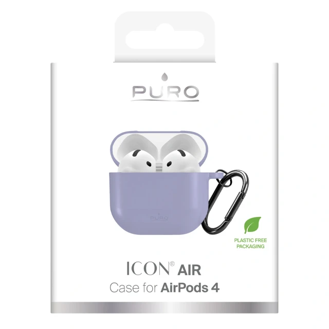 Чохол Puro Silicon Cover ICON для AirPods 4 Pink (8018417534690)