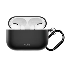 Чохол Puro Silicon Cover ICON для AirPods Pro 3 чорний (8018417534744)