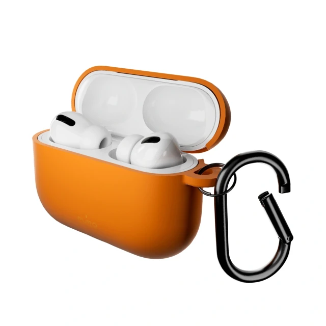 Чохол Puro Silicon Cover ICON для AirPods Pro 3 Orange (8018417534751)