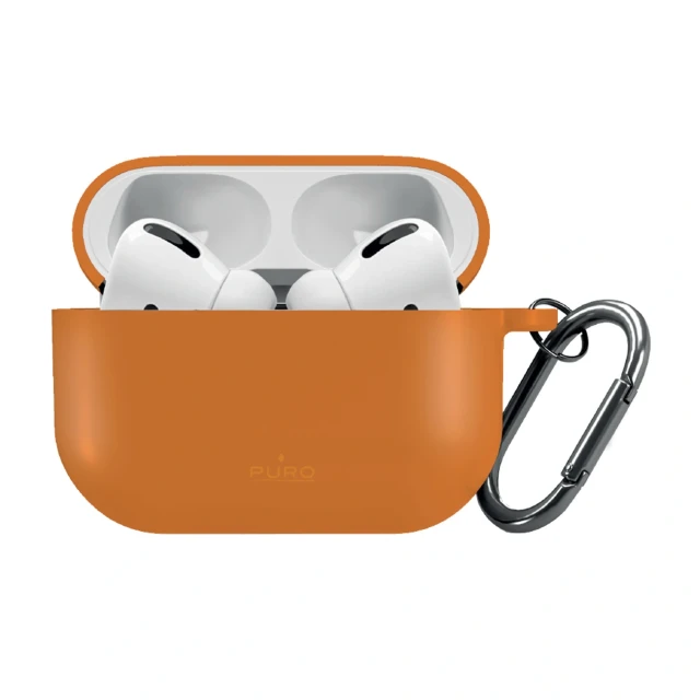 Чохол Puro Silicon Cover ICON для AirPods Pro 3 Orange (8018417534751)