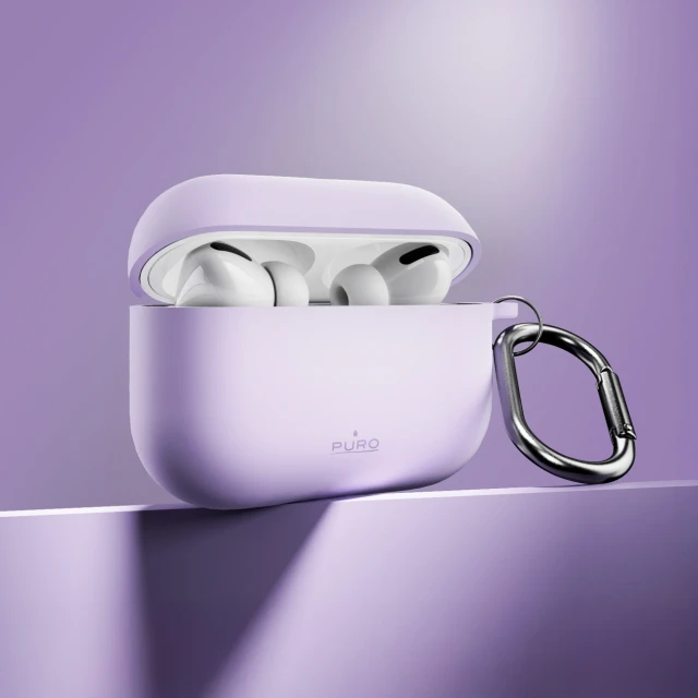 Чехол Puro Silicon Cover ICON для AirPods Pro 3 розовый (8018417534768)