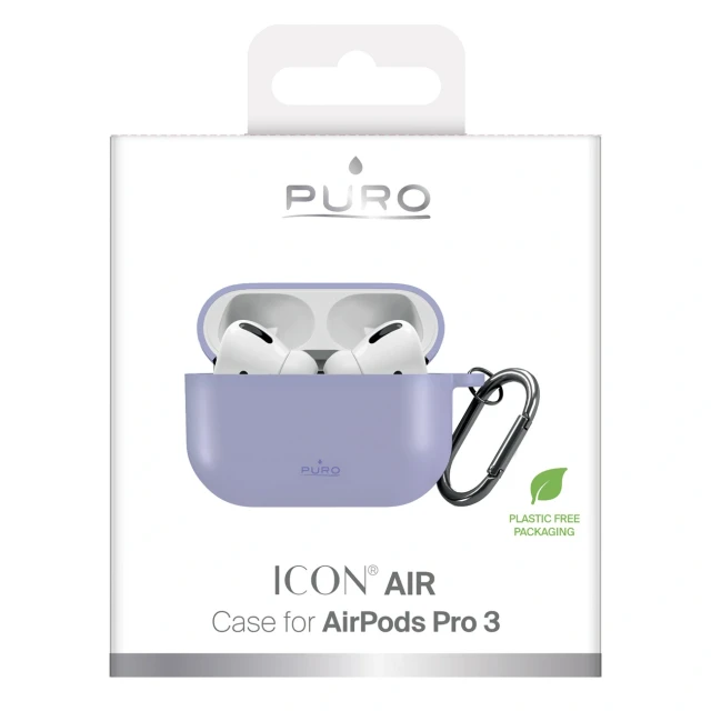 Чехол Puro Silicon Cover ICON для AirPods Pro 3 розовый (8018417534768)