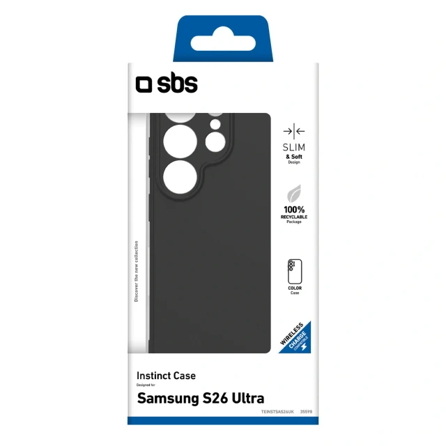 Чохол SBS Instinct для Samsung Galaxy S26 Ultra Black (8018417535598)