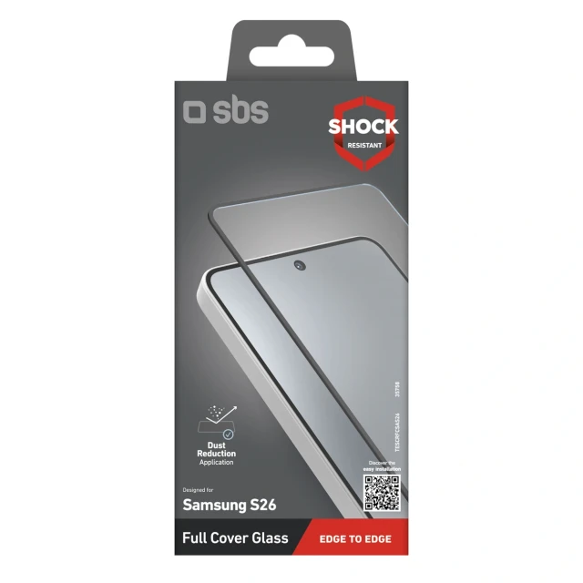 Захисне скло SBS Full Cover для Samsung Galaxy S26 (8018417535758)